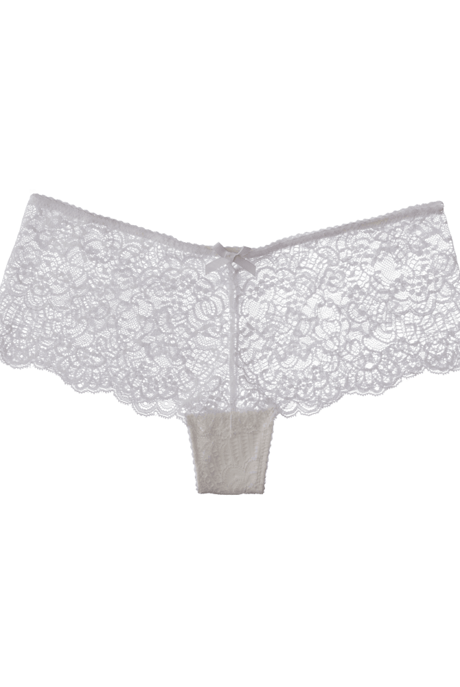 Seamless French Knickers In Ivory Lace Frenchie L.O.V.E..