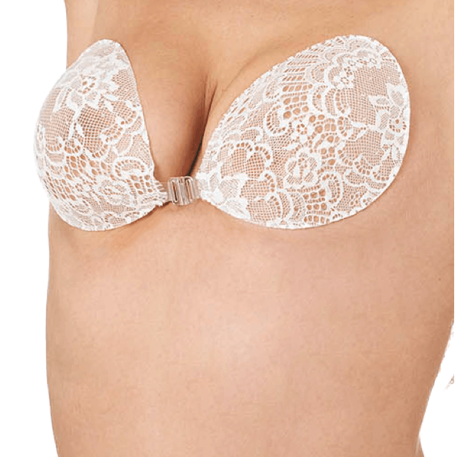 Backless Stick-On Lace Bra To The Moon.