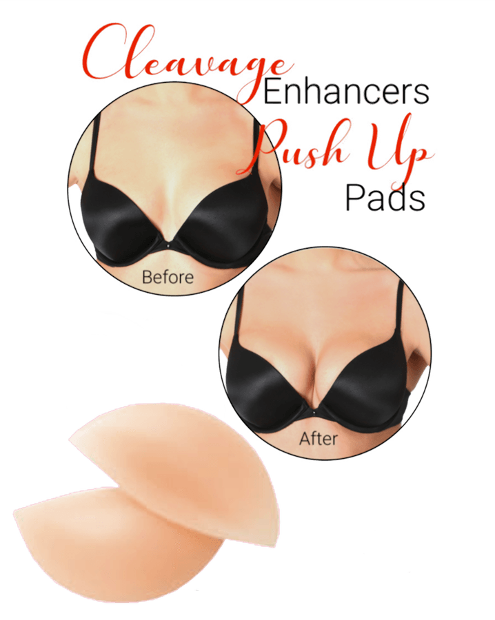 Cleavage Enhancer Breast Booster Push-up Bra Inserts - InvisiBra