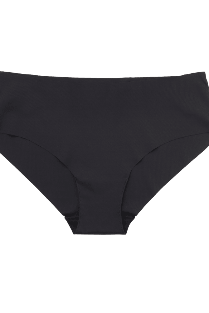 Microfibre Seamless Briefs NO VPL In Black.