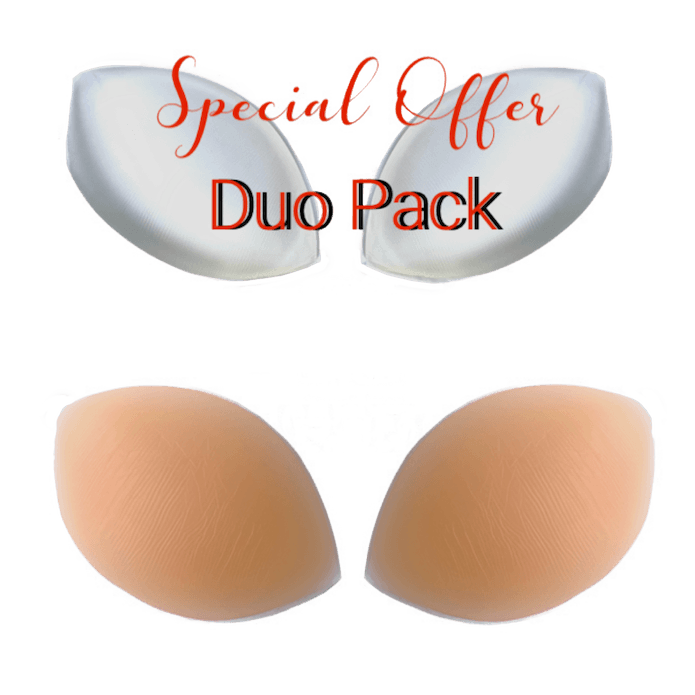 Breast Enhancer Bra Inserts Special Offer Duo Pack.
