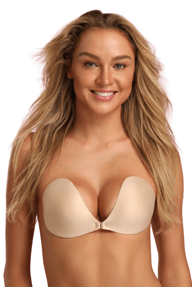 Breathable Seamless Adhesive Backless Bra O.M.G. Nude - InvisiBra