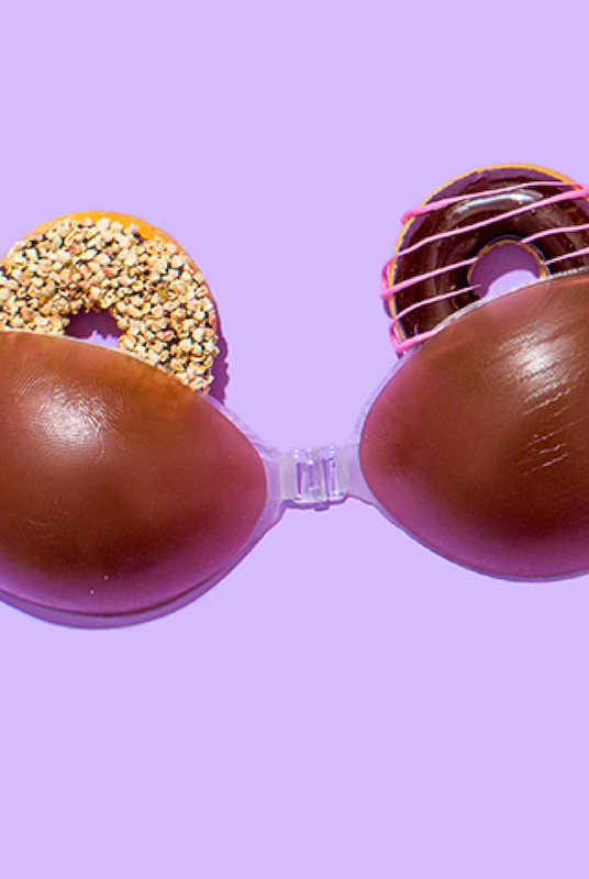 Backless Stickon Bra for Cocoa Skin Beauty