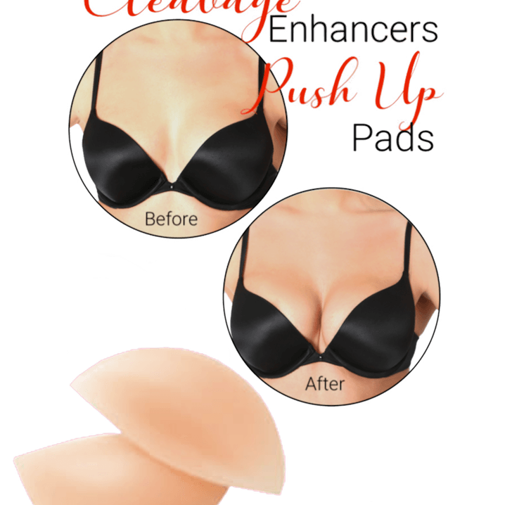 Cleavage Enhancer Breast Booster Push-up Bra Inserts - InvisiBra