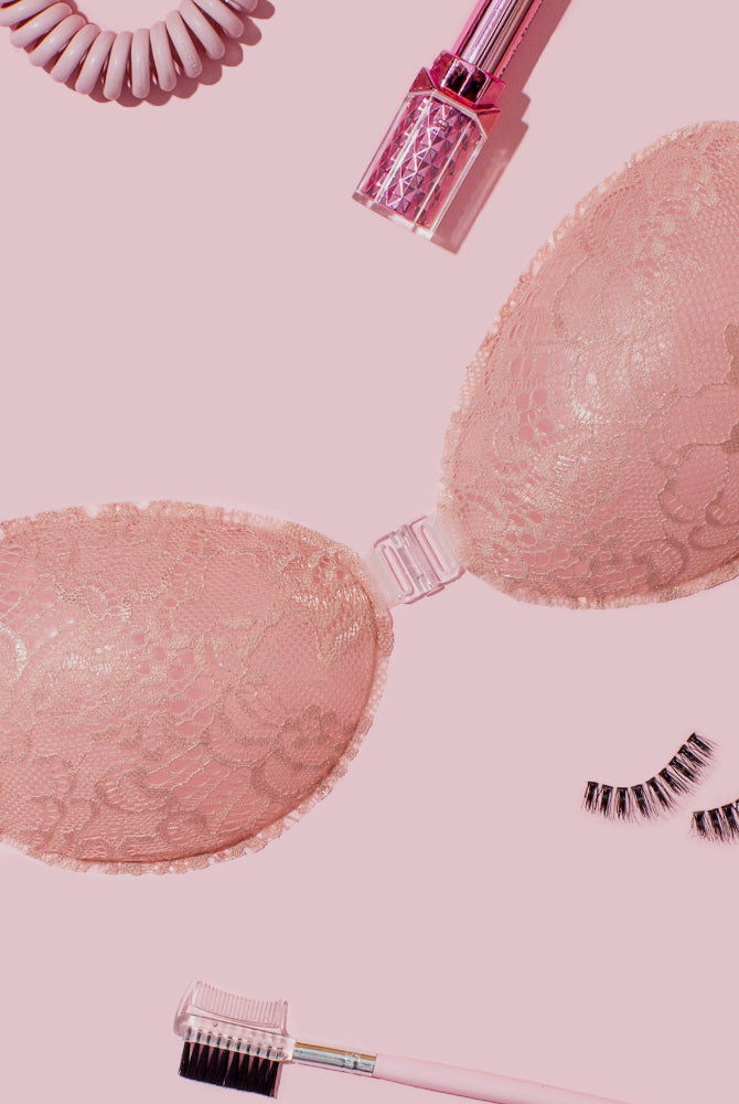 Backless stickon bra Cotton Candy InvisiBra
