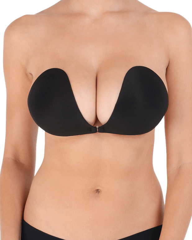 Multiwear Breathable Backless Bra Betty Boob Black - InvisiBra