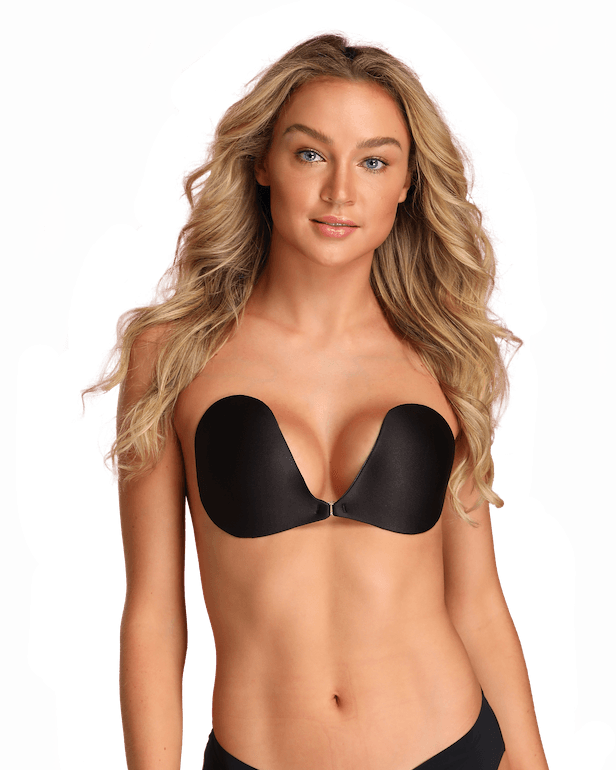Multiwear Breathable Backless Bra Betty Boob Black - InvisiBra