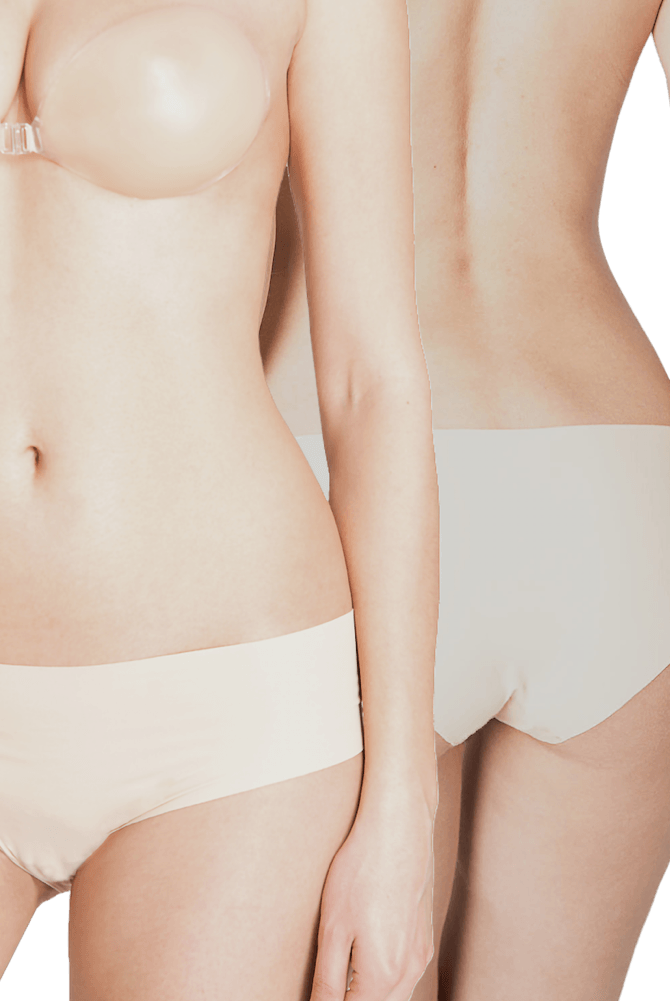Microfibre Seamless Knickers No VPL Nude Briefs Special Offer 3 PCS Multi-pack - InvisiBra
