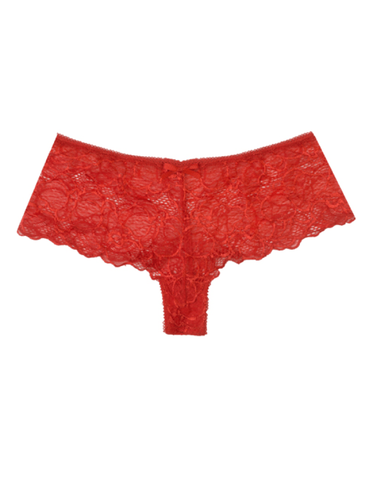 Red Floral Lace Knickers Frenchie Hot Stuff.