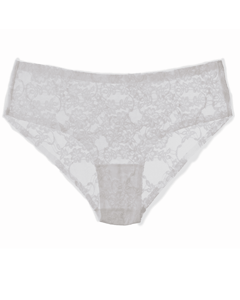 Seamless White Lace Knickers No VPL The Classic - InvisiBra