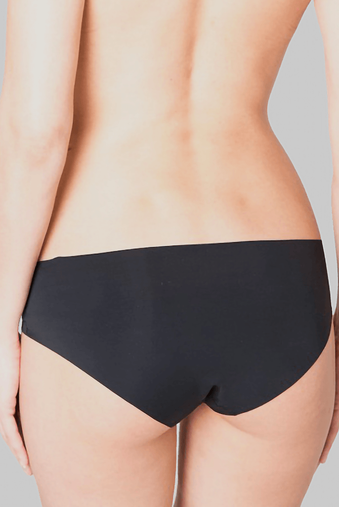 Microfibre NO VPL Seamless Briefs In Black Special Offer 3 PCS Multi-Pack - InvisiBra
