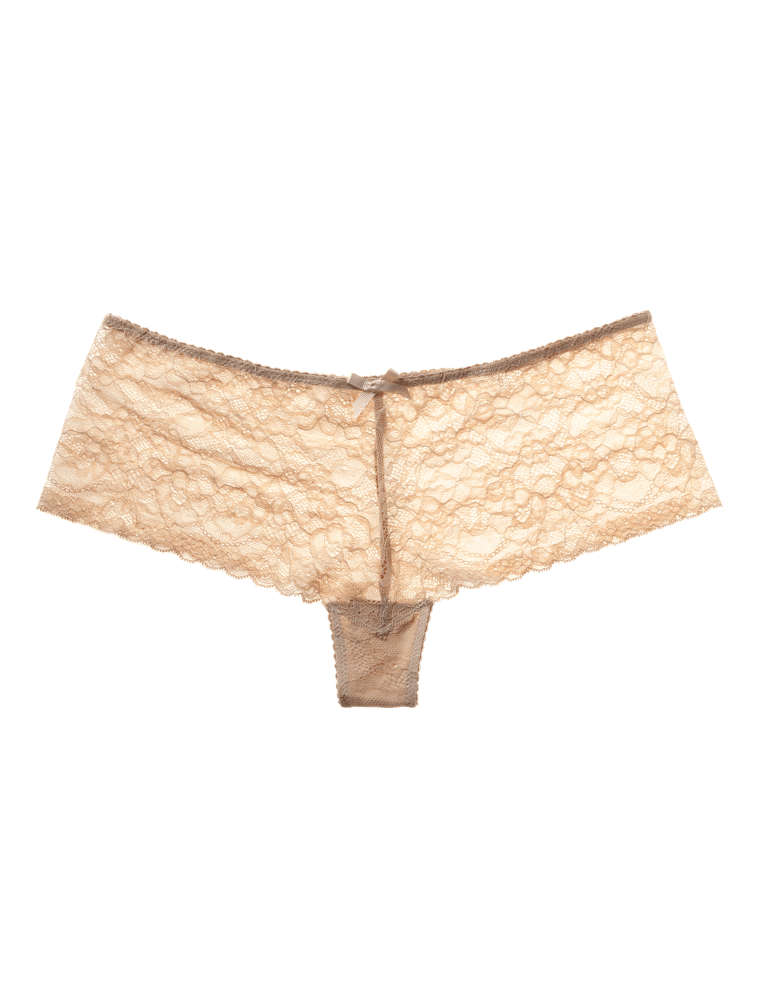 Nude Lace Seamless French Briefs Birthday Suit.