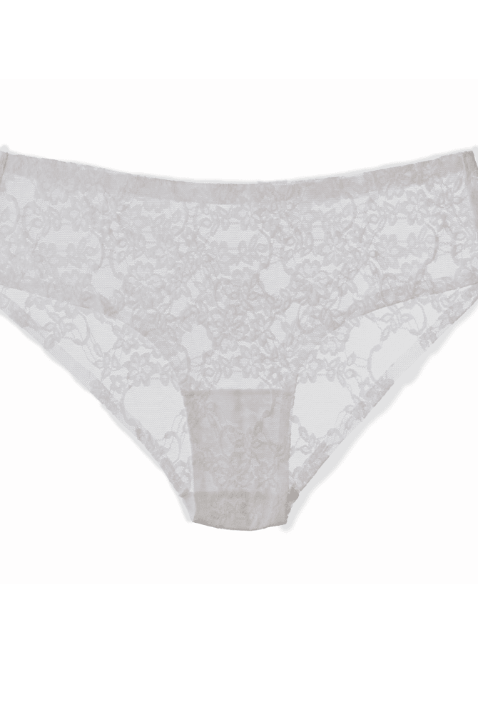 Seamless White Lace Knickers No VPL The Classic - InvisiBra