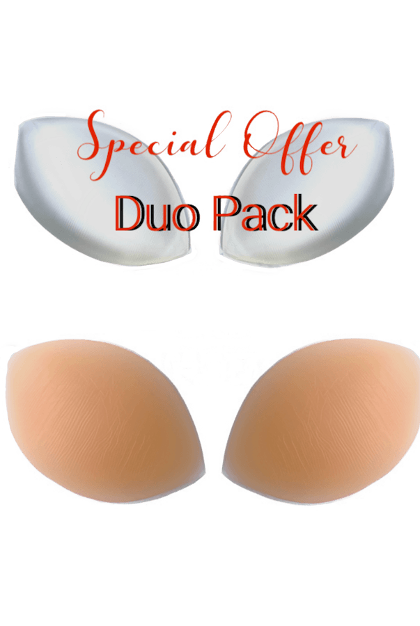 Breast Enhancer Bra Inserts Special Offer Duo Pack.