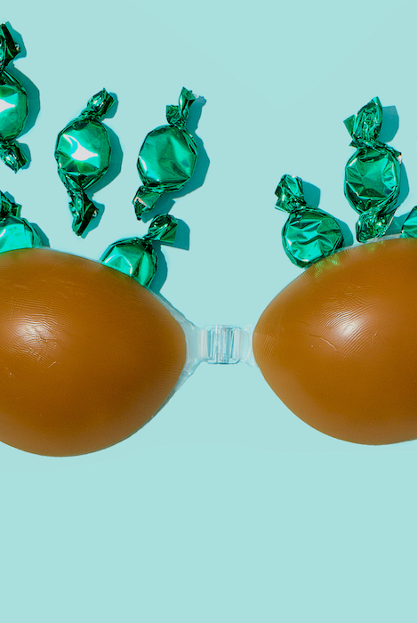 Silicone Backless Stick0n Bra Creme Brûlée InvisiBra
