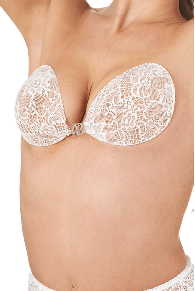Backless Stick-On Lace Bra To The Moon.