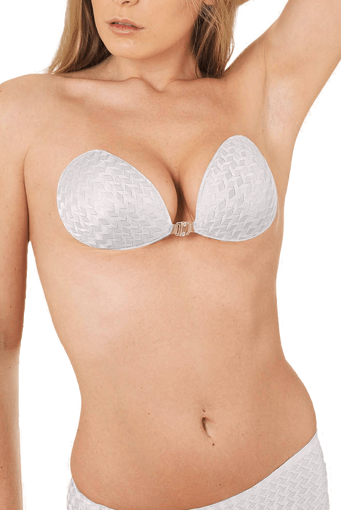 Self-Adhesive Stick-On Backless Bra White Diamond - InvisiBra