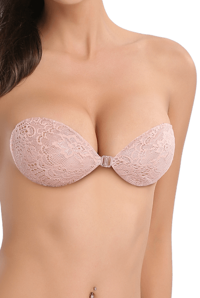 Lace Silicone Stick-On Backless Bra Cotton Candy - InvisiBra