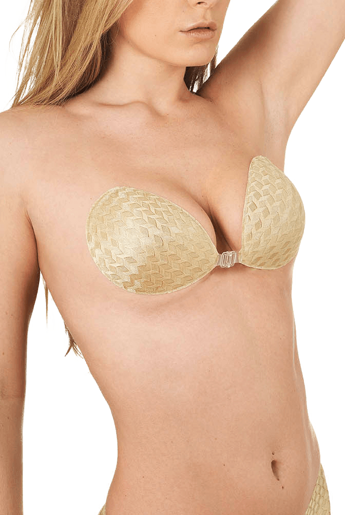 Backless Stick On Bra Solid Gold - InvisiBra