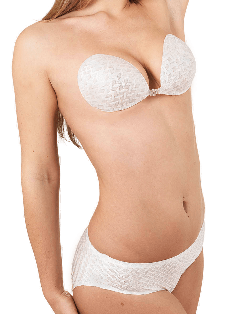 Self-Adhesive Stick-On Backless Bra White Diamond - InvisiBra