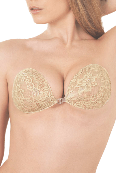 Silicone Backless Strapless Bra with Lace Glamour - InvisiBra