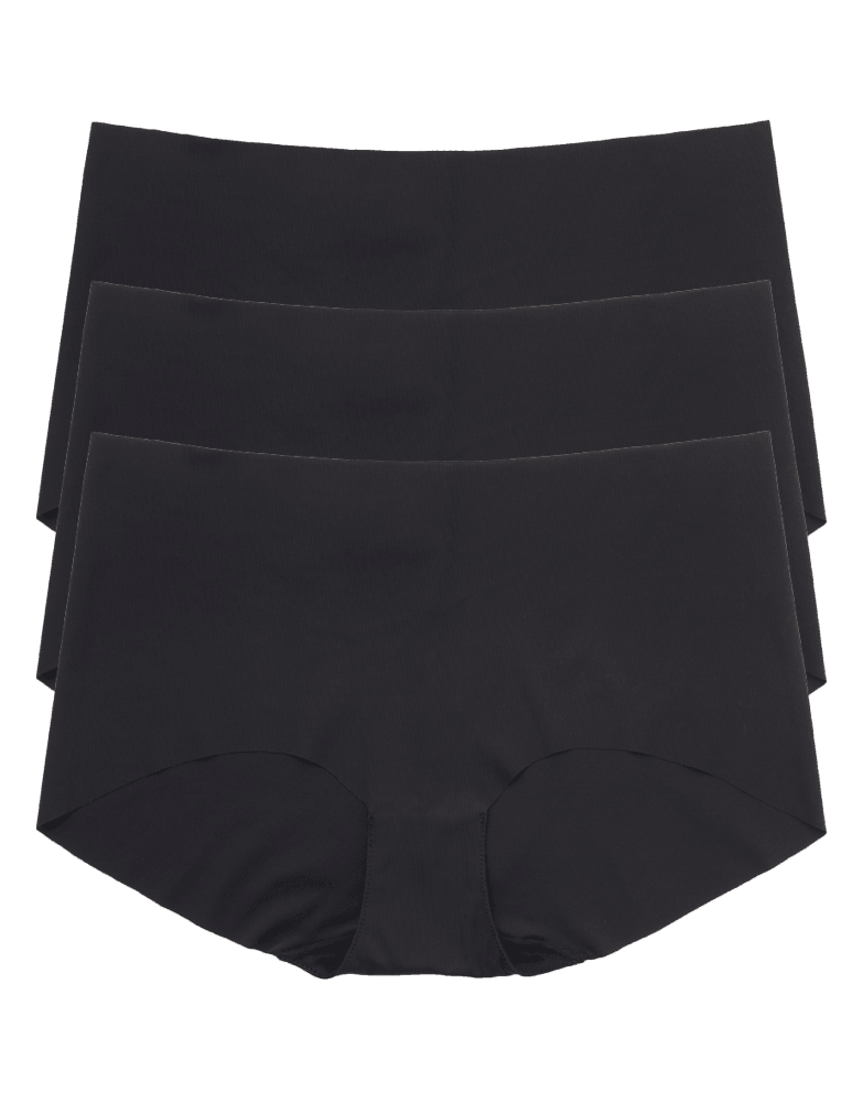 NO VPL Seamless Hipsters In Black Special Offer 3 PCS Multi-pack - InvisiBra