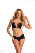 Seamless Knickers NO VPL In Black HIPSTERS.