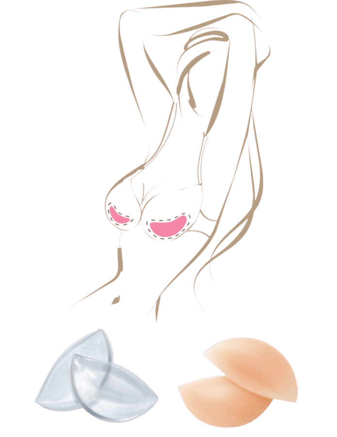 Breast Enhancer Bra Inserts Special Offer Duo Pack.