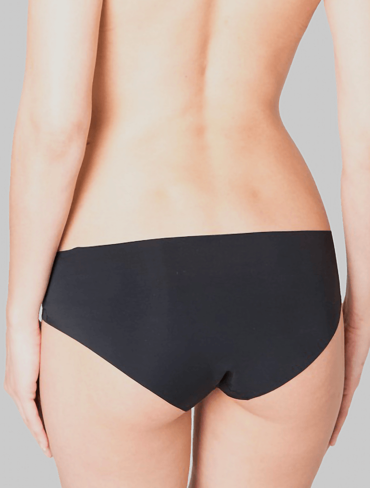 Microfibre NO VPL Seamless Briefs In Black Special Offer 3 PCS Multi-Pack - InvisiBra