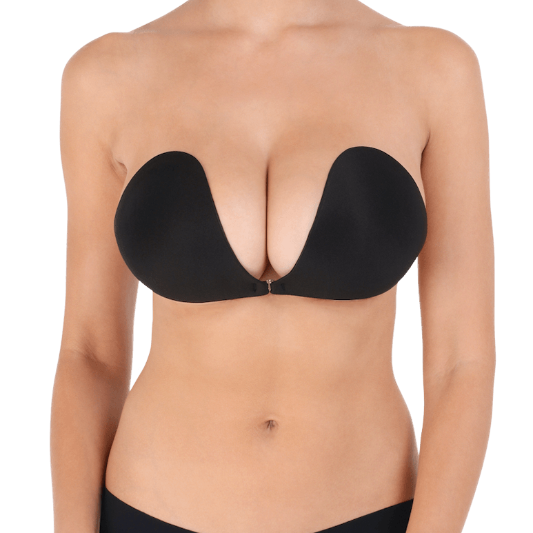 Multiwear Breathable Backless Bra Betty Boob Black - InvisiBra