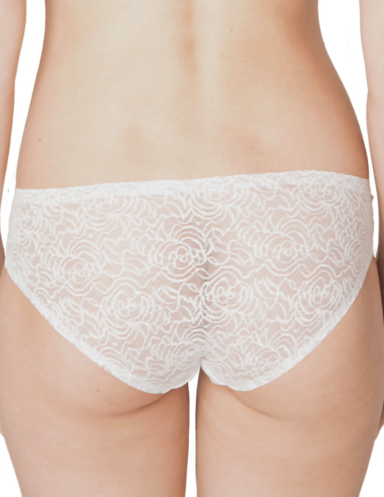Seamless Floral Lace Briefs X.O.X.O - InvisiBra