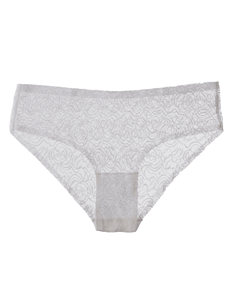 Seamless Floral Lace Briefs X.O.X.O - InvisiBra
