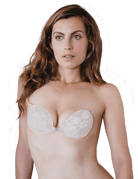 White Lace Stick-on Backless Bra The Classic - InvisiBra