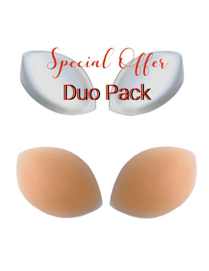 Breast Enhancer Bra Inserts Special Offer Duo Pack.