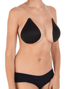 BREATHABLE OMG Boob Cover/Backless Bra with Bra Clear Strap.