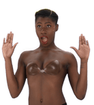 Cocoa Skin Tone Nude Backless Bra Chocolicious - InvisiBra