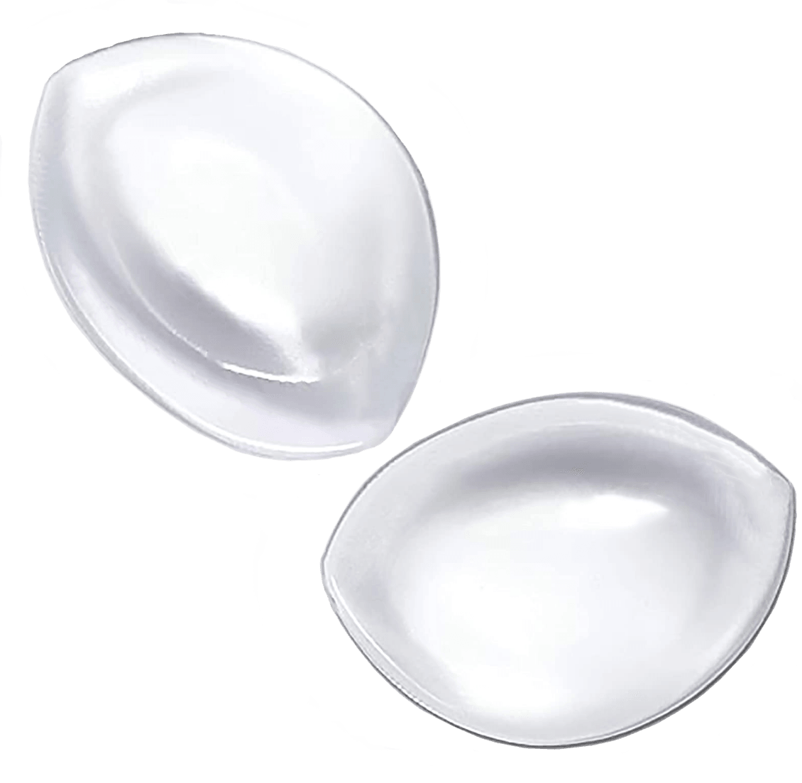 Clear Oval Silicone Push-up Bra Inserts/Cleavage Enhancers/Bust Boosters.
