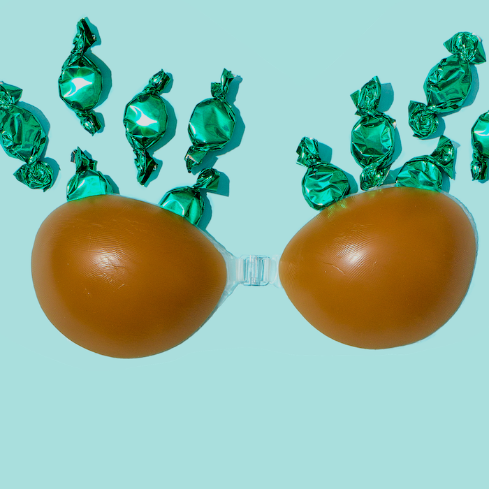 Silicone Backless Stick0n Bra Creme Brûlée InvisiBra