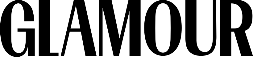 Glamour logo in black text 